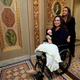 Tammy Duckworth, with her baby Maile Pearl Bowlsbey, in the halls of Congress.